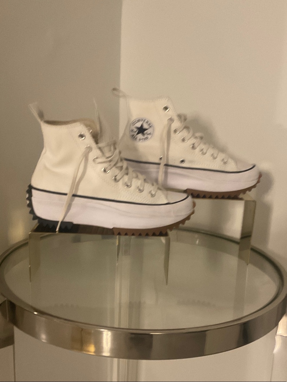 CONVERSE 166799C ALL STAR HIKE HI IN WHITE FOR UNISEX  sz W8 M6.5
